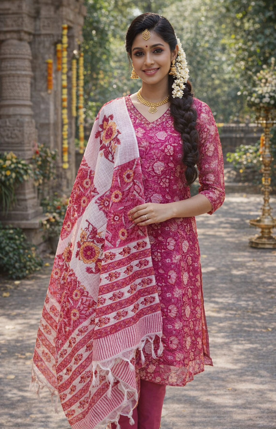 Kota Doria Fabric 3pc set