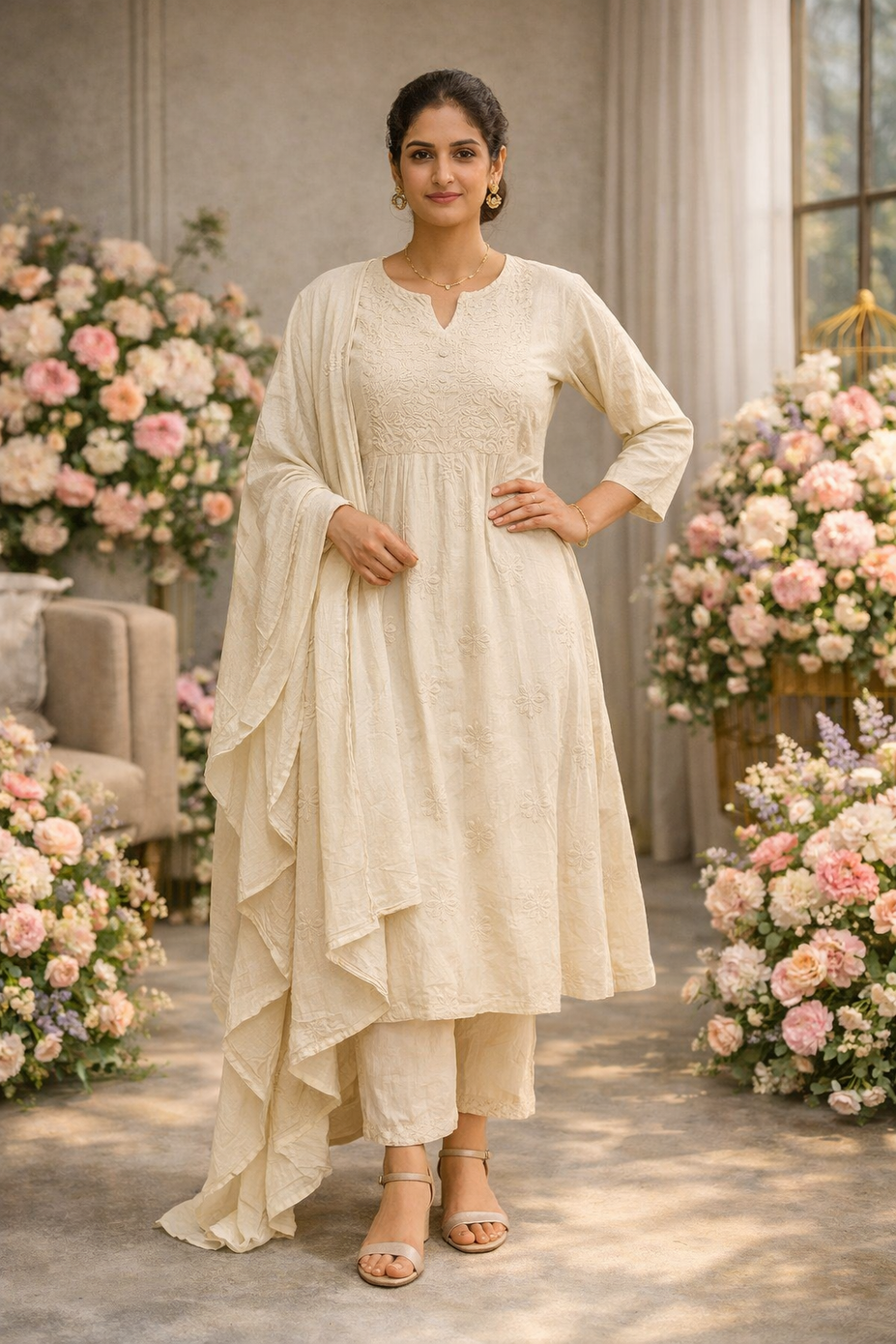 Chikankari 3pc Set